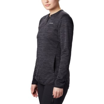 Columbia Ženske Majice S Kapuljačom - Northern Comfort Midlayer Crne | UEPK-53812